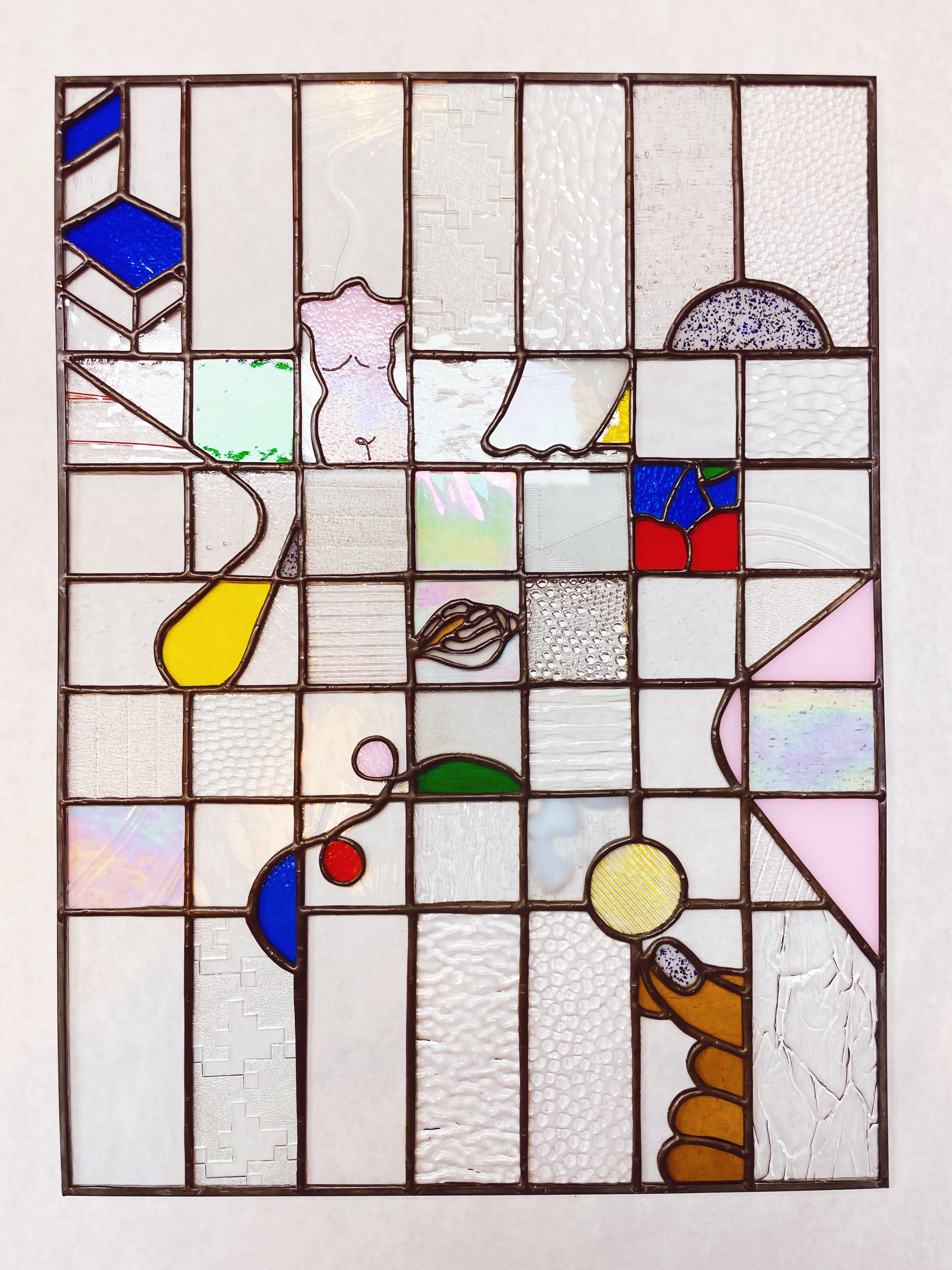 The Squatter Stained Glass Panel